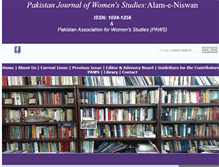 Tablet Screenshot of pakistanwomenstudies.com